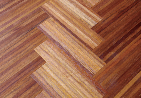 0412A、B-人字宽条金黄色刷油印茄木（倒角）A&B-14X127X508mm