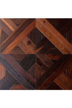 0507-罗马风韵炭化涂油橡木（倒角）-14X390X390mm